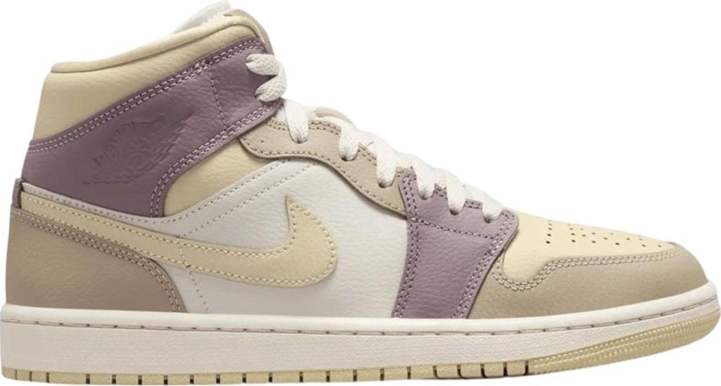 Nike Air Jordan 1 Mid "Light Orewood Brown Taupe Grey", Größe: 44,5
