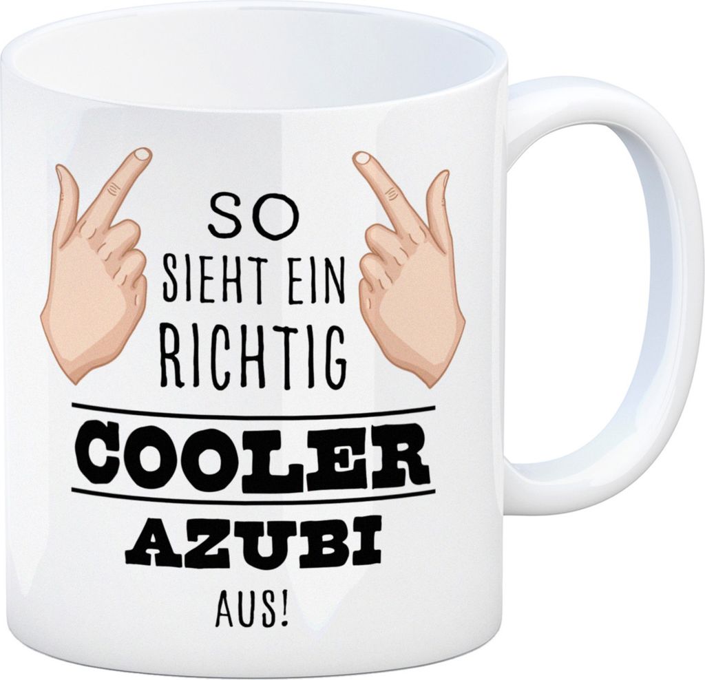 So sieht ein richtig cooler Azubi aus Kaffeebecher für die Arbeit