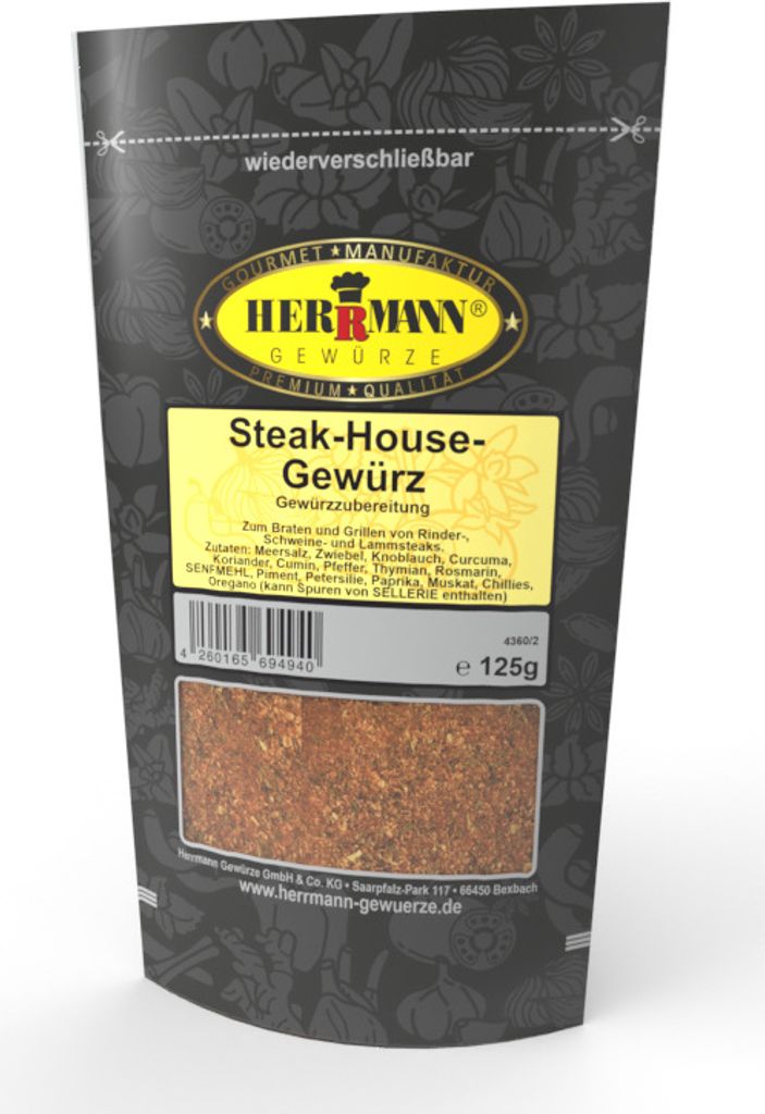 Steak-House-Gewürz 125g Gewürzmischung Produktbild 