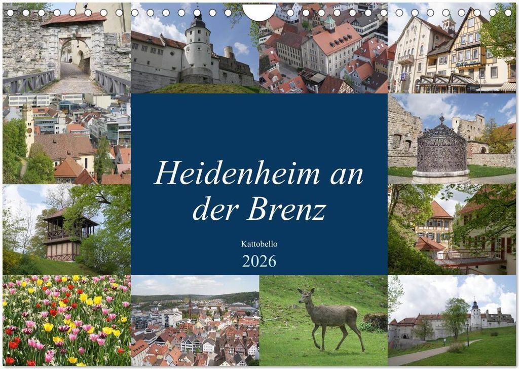 Heidenheim an der Brenz (Wandkalender 2026 DIN A4 quer), CALVENDO Monatskalender