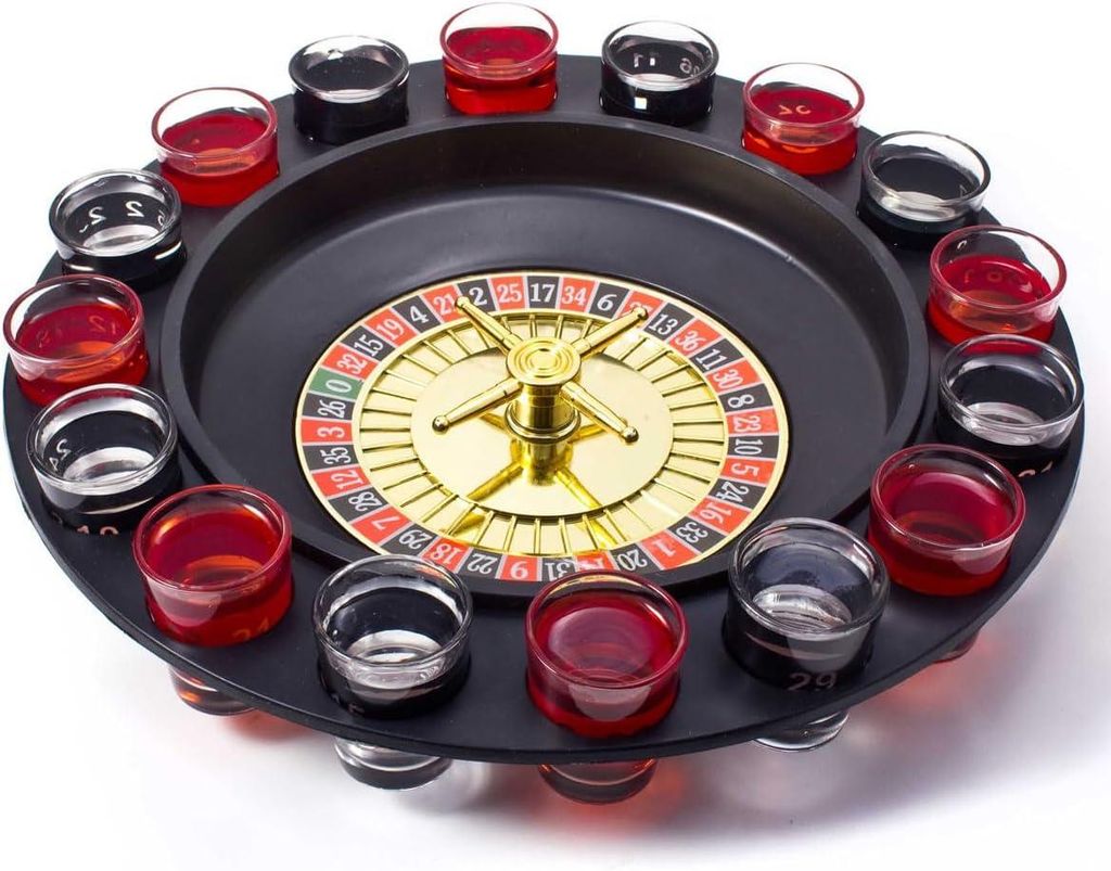 Roulette Trinkspiel für Erwachsene – Lustiges Party-Spiel Produktbild 
