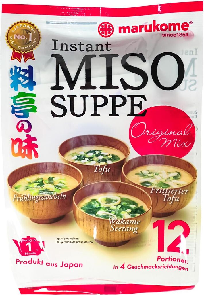 Marukome Miso Suppenpaste dunkel 224,5g (12Portionen)