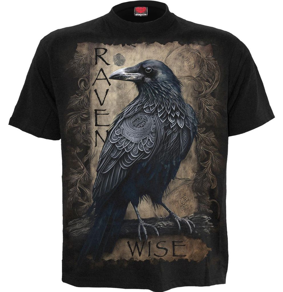 Spiral Direct – Tričko „Raven Wise“ pre mužov/ženy (uni), Obrázok produktu 