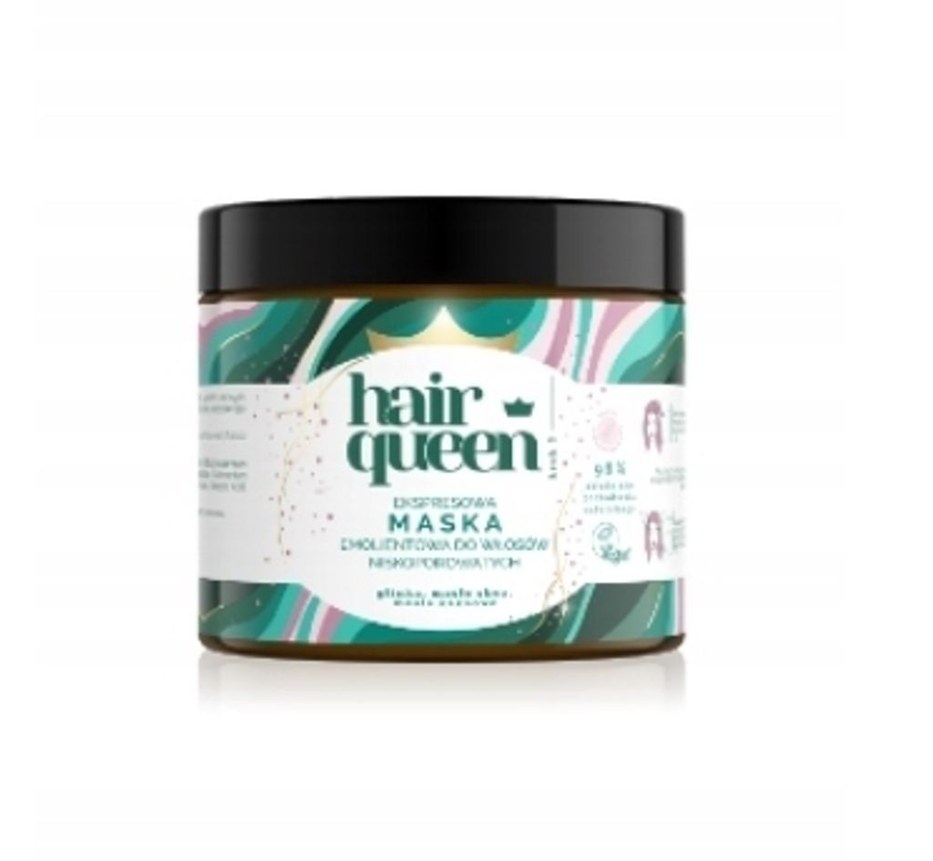 Hair Queen Niskoporowate Maska Do Wlosow 400Ml Emolientowa Zdjęcie produktu 