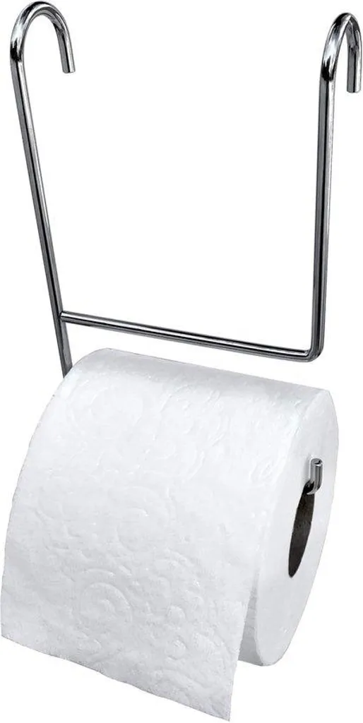 Réserve de papier toilette verticale en inox pour salle de bain