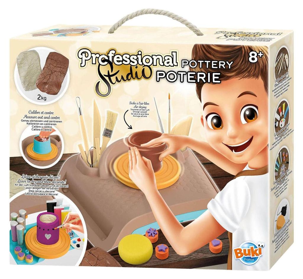 Kit de poterie professionnel pour studio, comprenant 2 kg Image du produit 