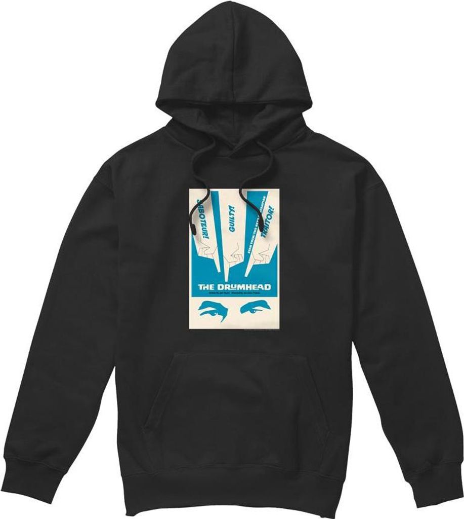 Star Trek - "The Next Generation Season 4 Episode 21" Kapuzenpullover für Herren TV7963 (XXL) (Schwarz)