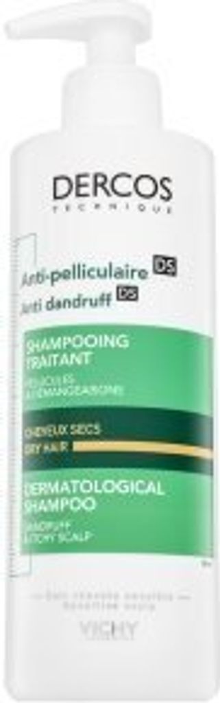 Vichy Dercos Anti-Dandruff Dry Hair Dermatological Shampoo Stärkungsshampoo gegen Schuppen für trockenes und gefärbtes Haar 390 ml
