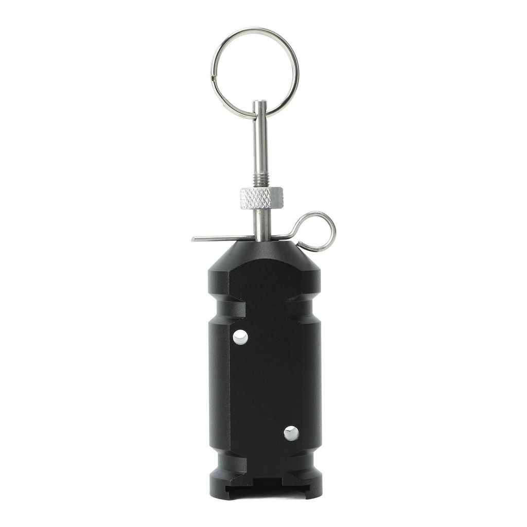 Auslösealarm 4,5 V für Campingzelt-Umkreis, Aluminiumlegierung, Gartenbedarf, Schwarz