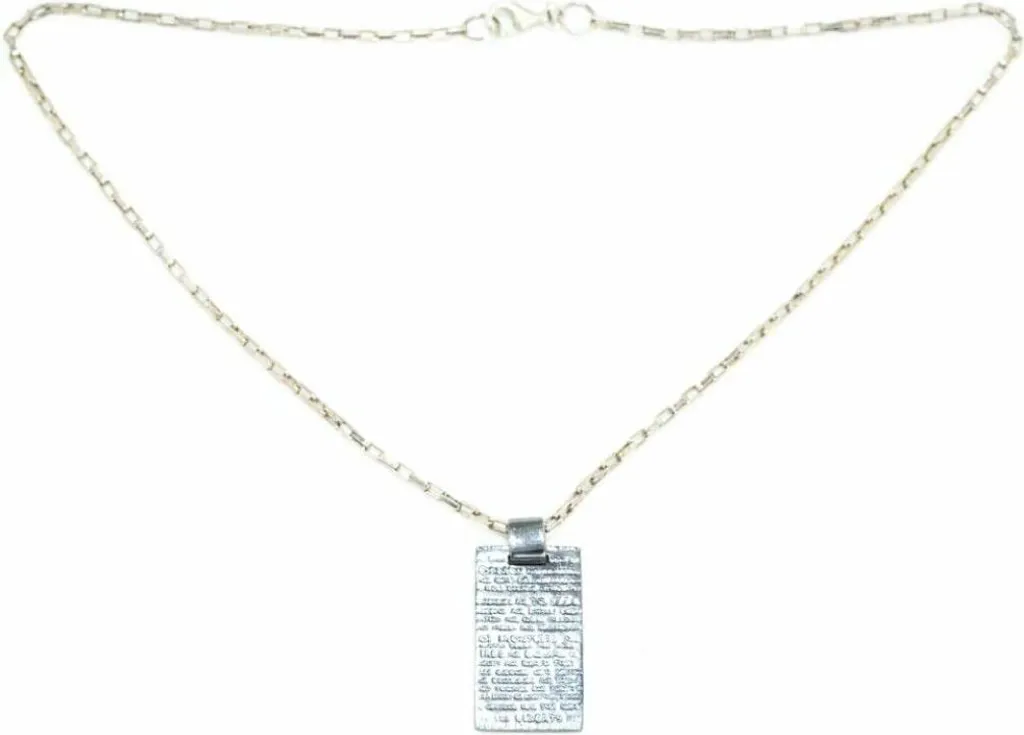 Collier Demaria DMHRC002 84 cm - Pendentif design en argent brillant