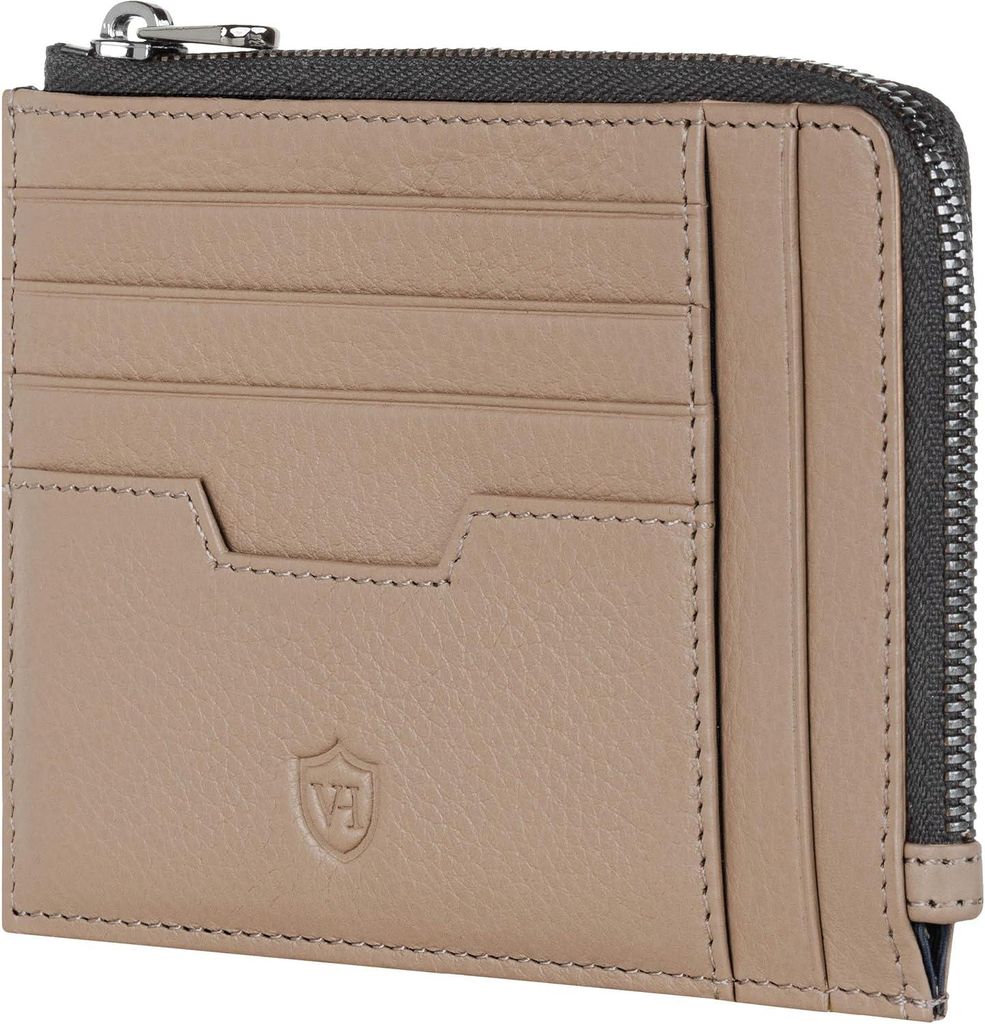 Leder Kartenetui Geldbörse für Herren und Damen Kreditkartenetui schlankes Portemonnaie Card Holder minimalistisches Design einfarbig