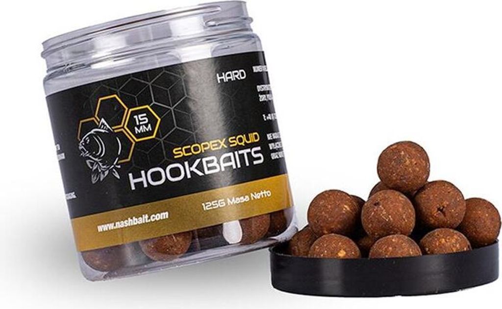 Nash Scopex Squid Hard Hookbaits 20mm 125gr