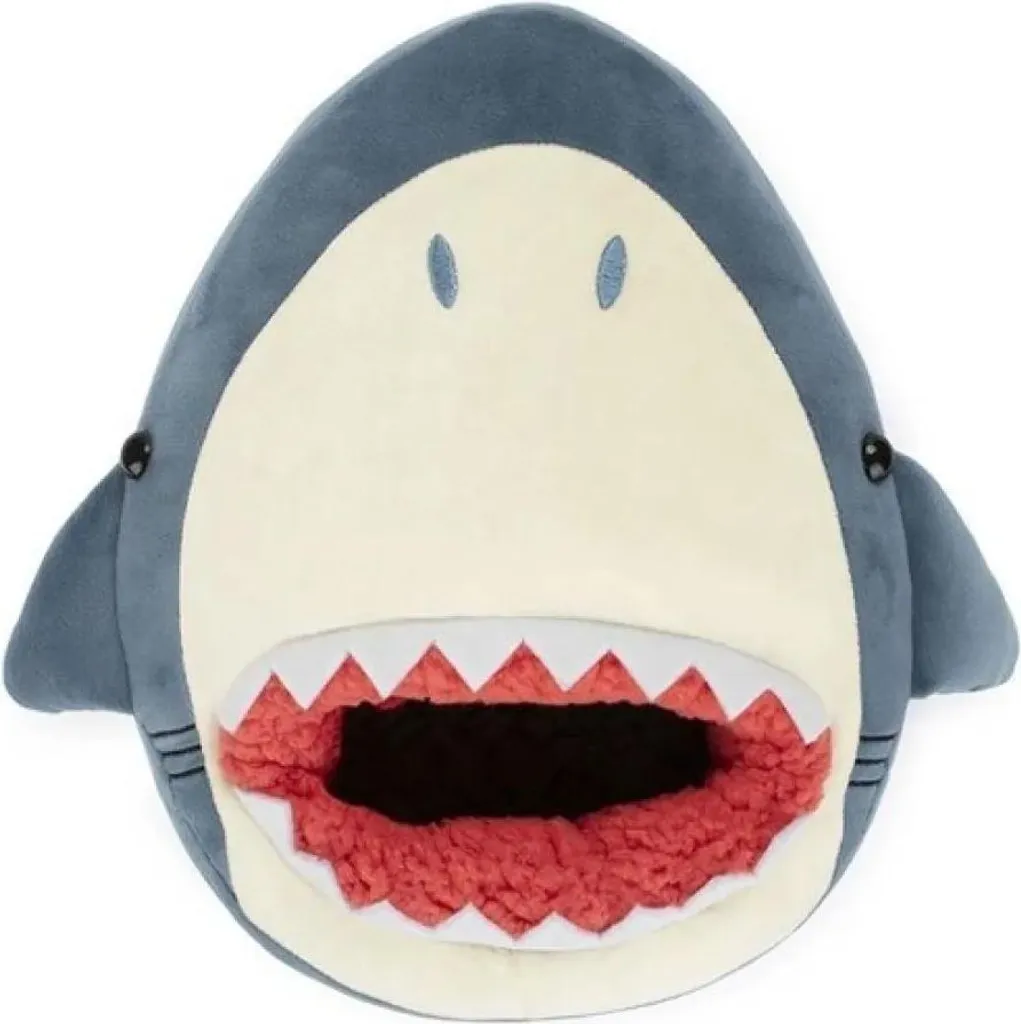 Balvi Sharky Scaldapiedi Peluche Multicolore - Morbido Squalo Senza Corrente