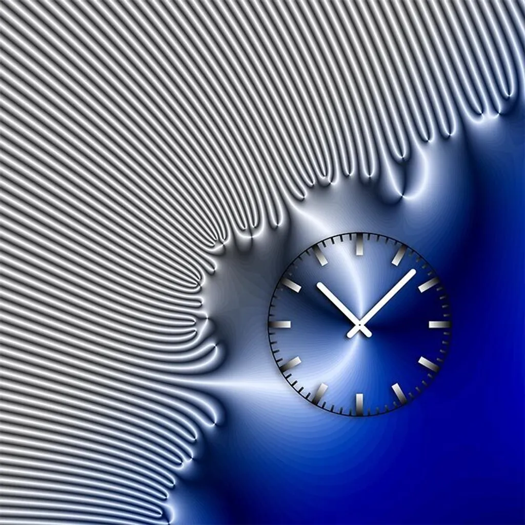 4223 Orologio da parete di design Dixtime, orologi da parete, orologio da salotto 50cm x 50cm