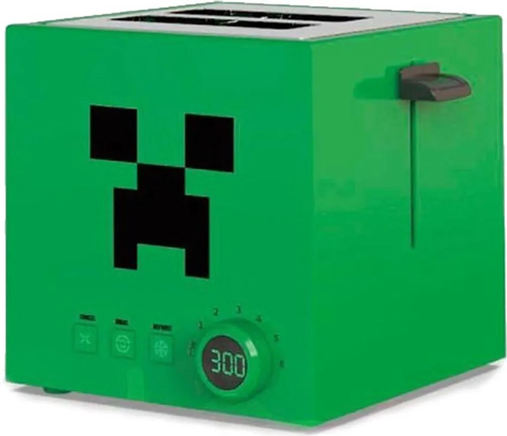 Grille-pain Minecraft Creeper Square : Appareil de Cuisine Geek Ukonic