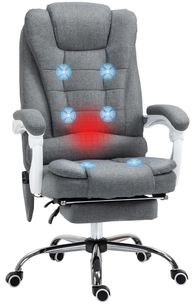 Kancelářská židle Vinsetto s masážní funkcí, ergonomická Obrázek produktu 