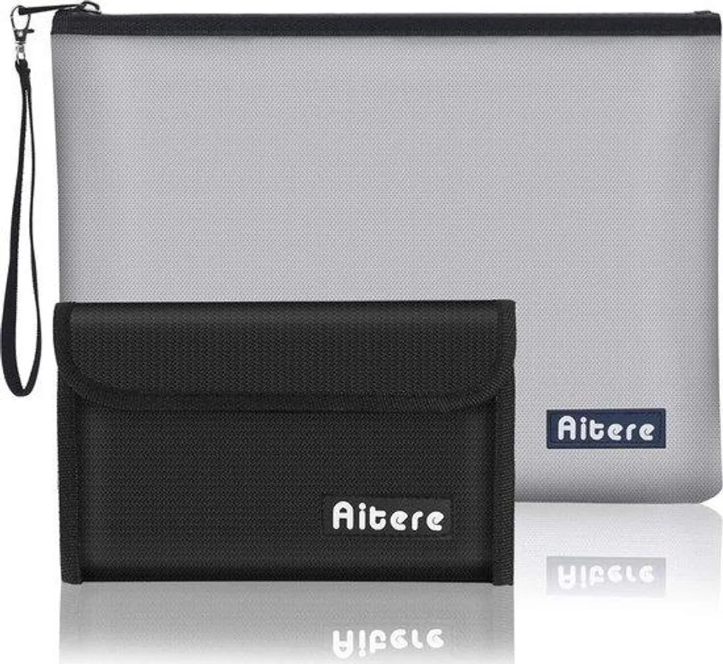 Rangement sécurisé A4 porte-documents ignifuge pour voyage et bureau