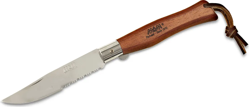 Couteau MAM avec Sécurité et Manche en Bubinga Noble - Modèle 2066 Plus