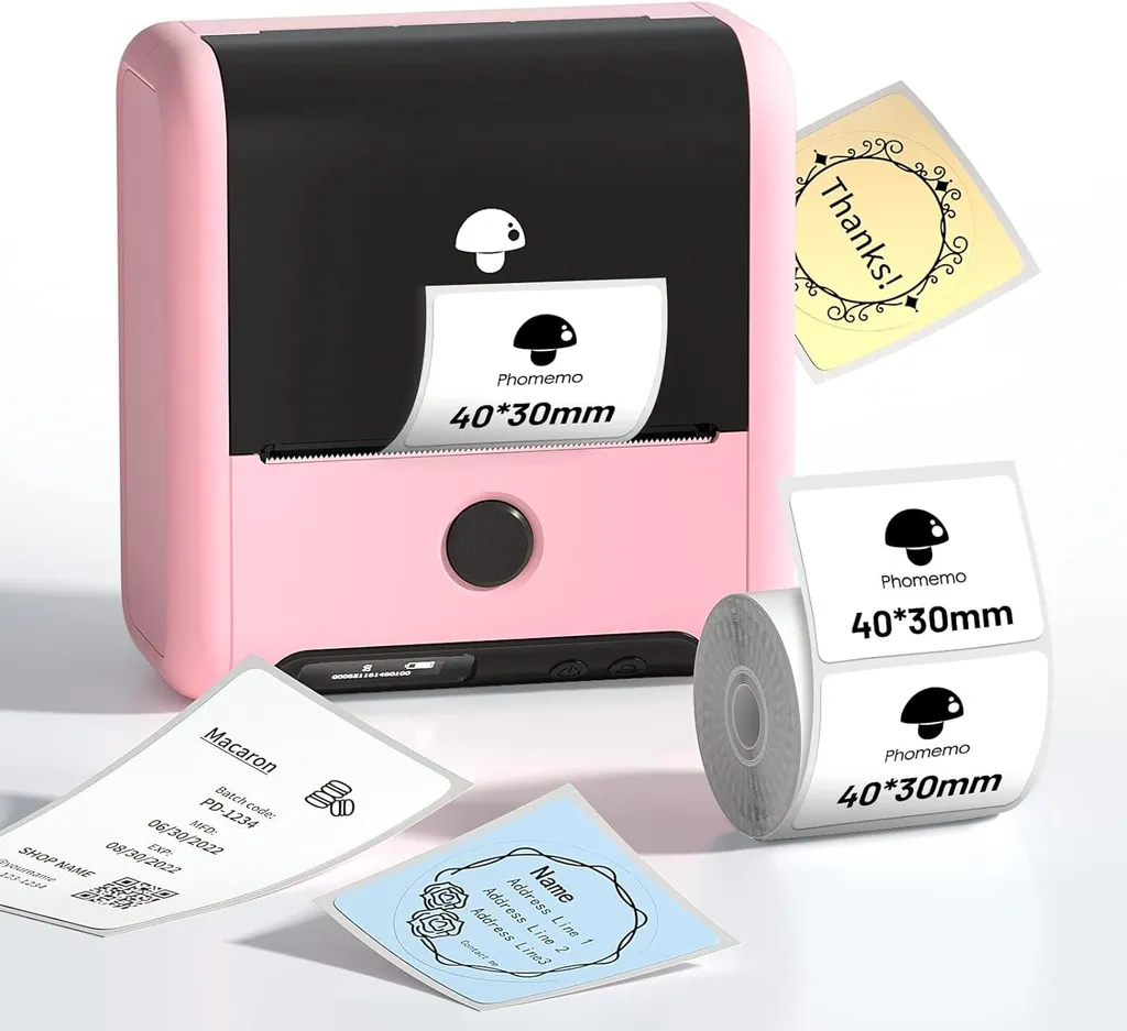 Phomemo M200 Imprimante d'Étiquettes Bluetooth pour Logo et Adresse