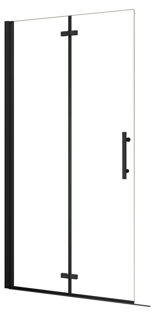 Duschspa Walk-In Faltbar Duschwand 72.5 x 195cm Schwarz Produktbild 