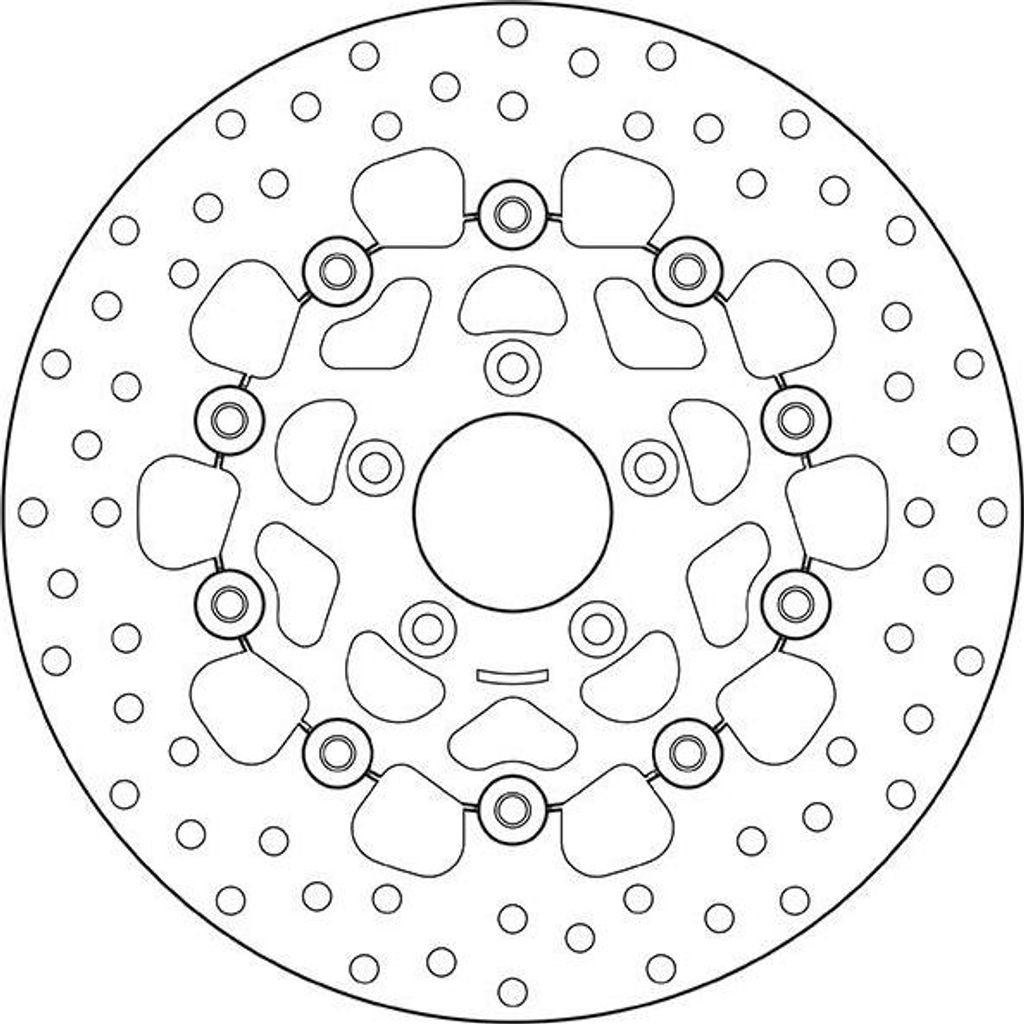 BREMBO Pływające tarcze hamulcowe 78B40891 D.292 Grubość Zdjęcie produktu 