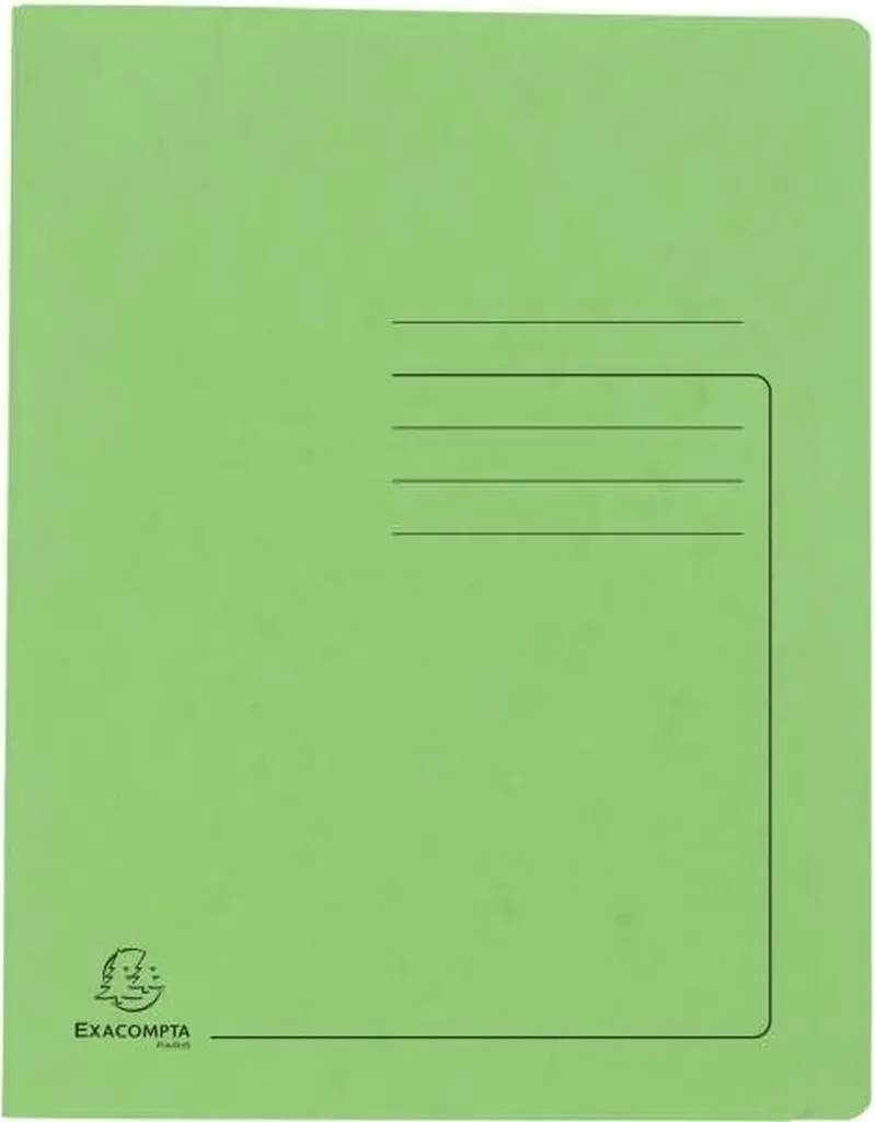 25x Exacompta 39985E Cartellina Rapida A4 Verde Lime - 350 Fogli
