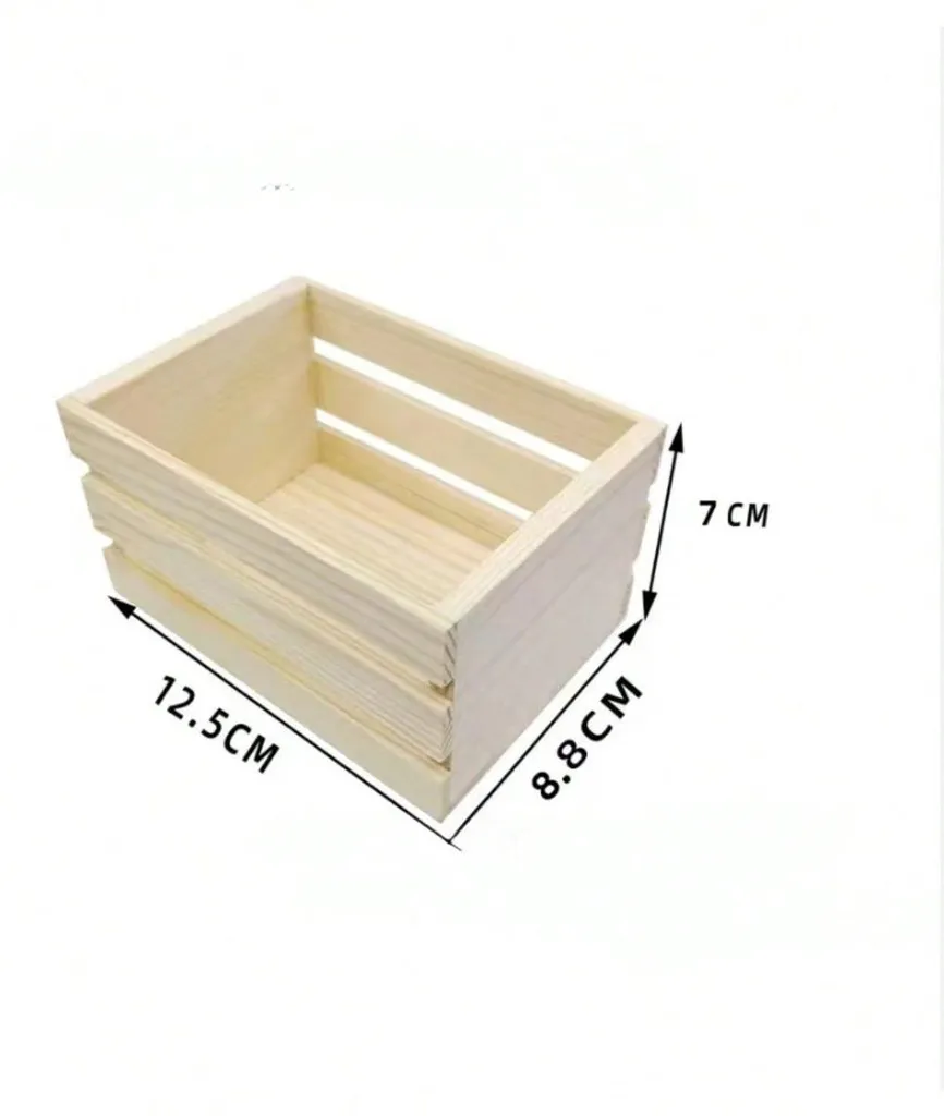 Caisse en bois robuste multi-tailles en matériau écologique durable - 2