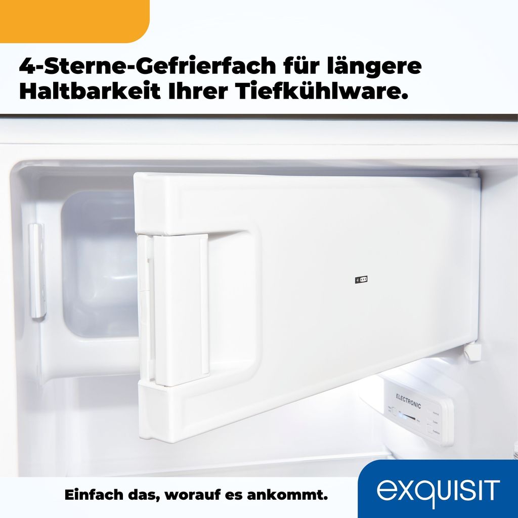 Exquisit Kühlschrank KS185-4-HE-040E weiss | 190 l Produktbild 7