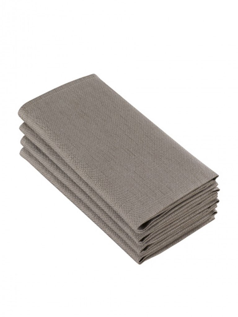servietten Sonora 50x50 cm Baumwolle braun 4 Stück