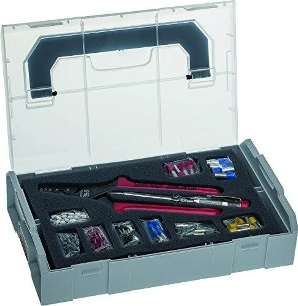 Kit électricien NWS 338-23 : Pince à sertir et testeur de courant