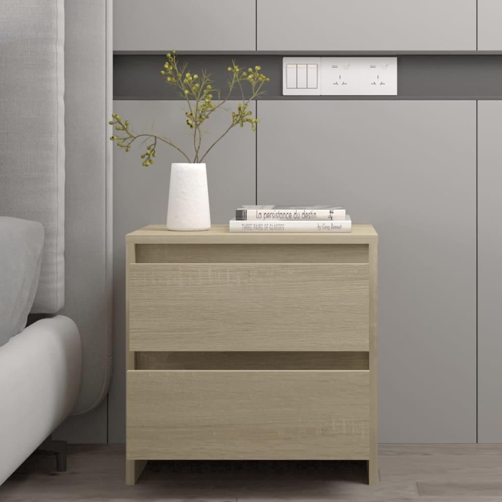 vidaXL Nachttisch Sonoma-Eiche 45x34,5x44,5 cm Produktbild 
