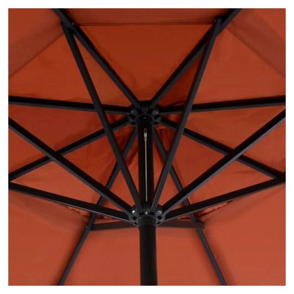 Sonnenschirm 500 cm Terrakotta-Rot Ampelschirm Marktschirm Gartenschirm
