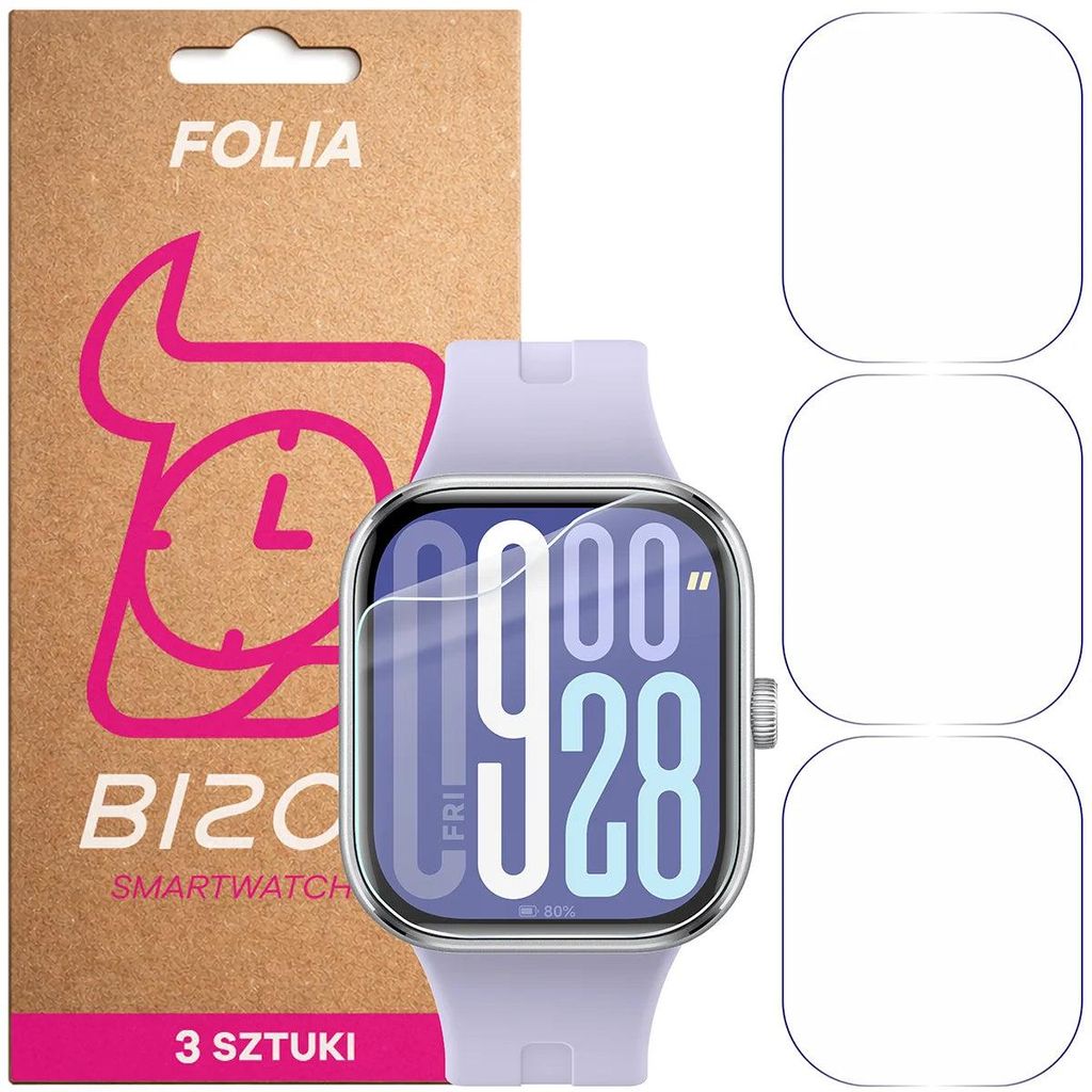3x Schutzfolie für den Bildschirm für Xiaomi Redmi Watch 5, Produktbild 