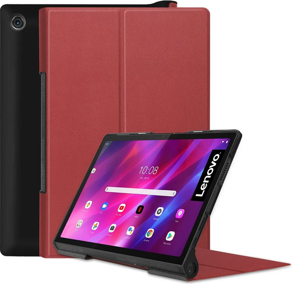 Cover Lenovo Yoga Tab 11 YT-J706F 2021 Rosso Vino - Custodia Smart