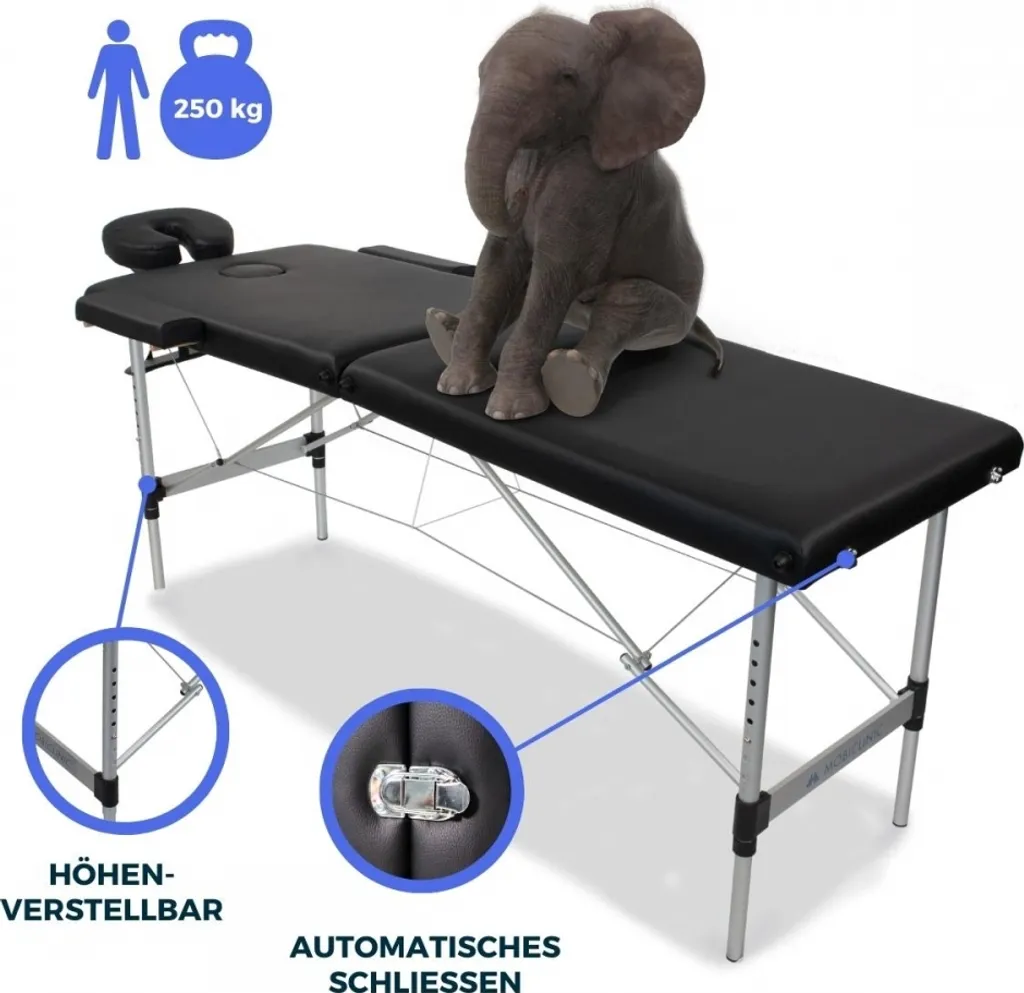 Table de Massage Pliante Stable et Légère Mobiclinic CA-01 150kg Max