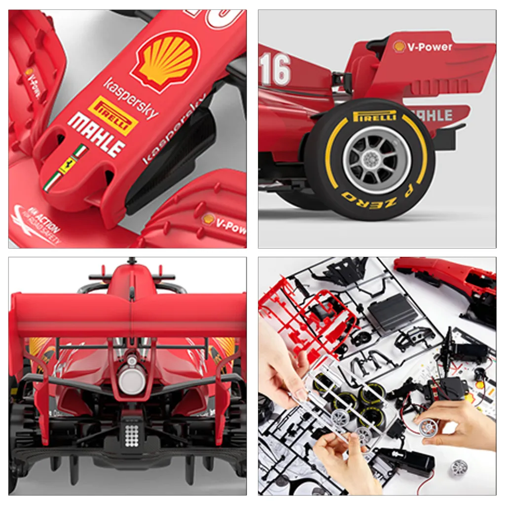Voiture de course Ferrari SF1000 télécommandée Rastar 1:16 rouge - 14