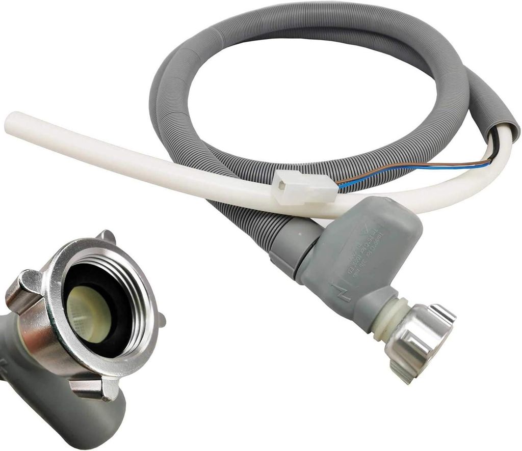 Sicherheits Zulaufschlauch 1,83 m für Spülmaschine, 3/4" Anschluss, 90°C, 10 bar, kompatibel Bosch Miele Beko LG
