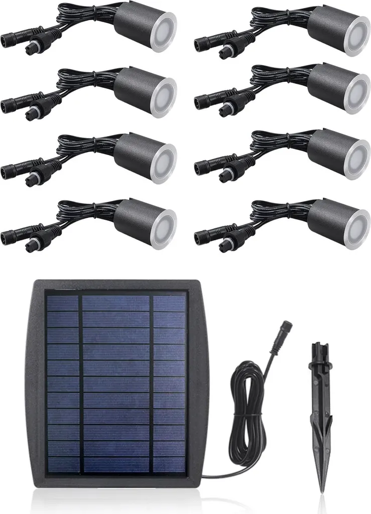 Lampe solaire LED étanche IP65 haute résistance pour sol de terrasse 3.2V