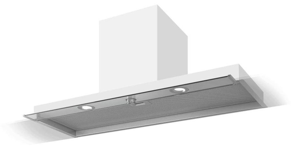 Gruppo filtrante 90cm 67db 581m3/h acciaio inox. Elica Immagine del prodotto 