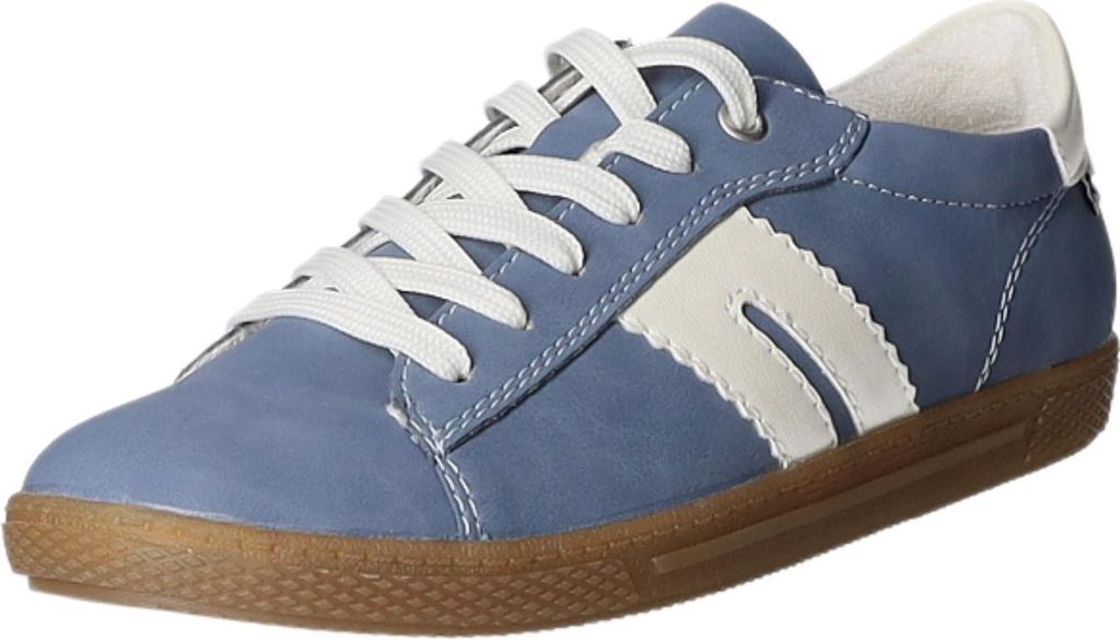 Rieker Damen-Sneaker Blau-Weiß, Farbe:blau, EU Größe:41