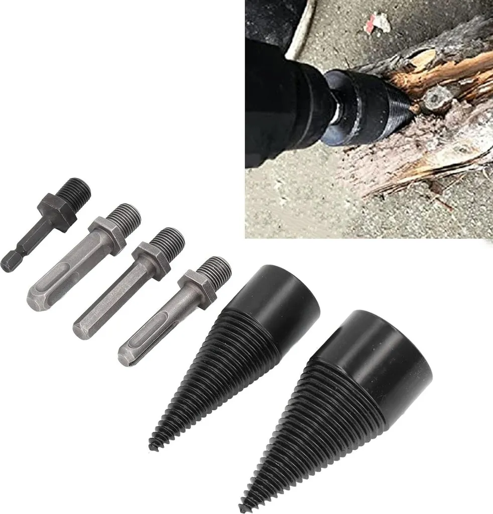 Fendeuse de bûches pour camping et maison avec forets amovibles