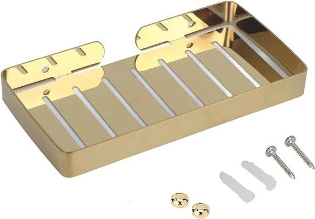Porte-savon moderne doré anti-oxydation pour une décoration luxueuse