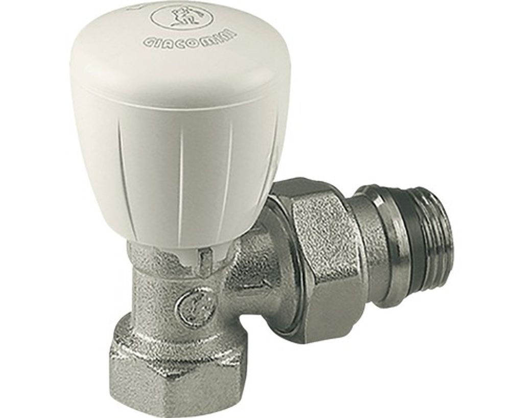 Termostatický ventil rohový s ručnou hlavou Giacomini 1/2 ", chróm R421X133
