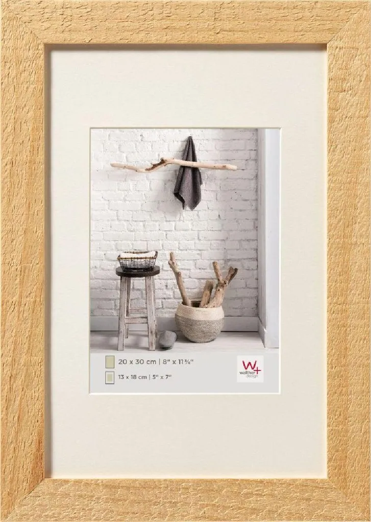 Cornice 50x70 Legno Naturale Massiccio | Design Artigianale per Casa