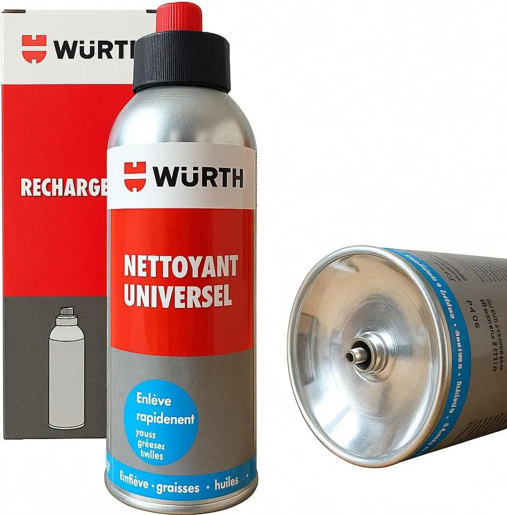 Réduisez vos déchets avec la bombe aérosol Würth Refillo 400 ml pro