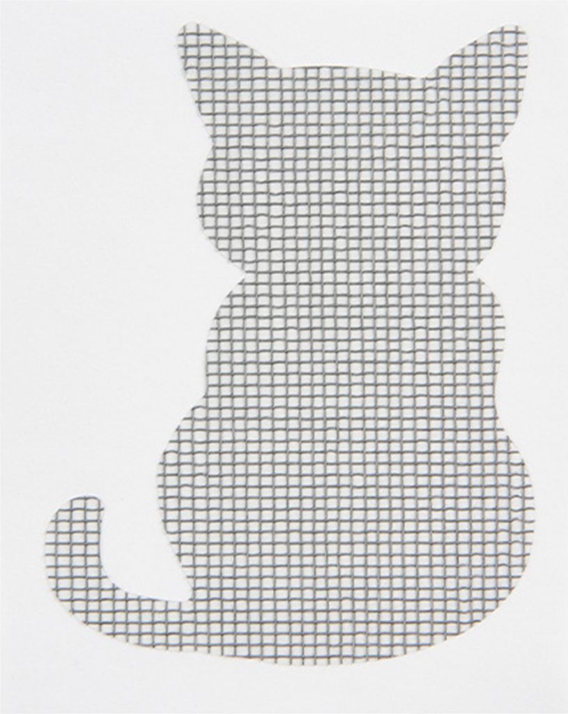 10pcs Fenster Screen Patch Cartoon Strong Stickness süße Katzenform Fliege Netto Reparatur von Kleber Aufkleber Wohneinrichtung Wohnkultur-Katze