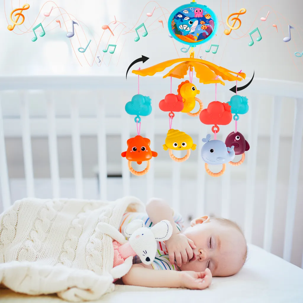 Mobile Bébé Lumineux MalPlay avec Boîte à Musique et Télécommande - 8
