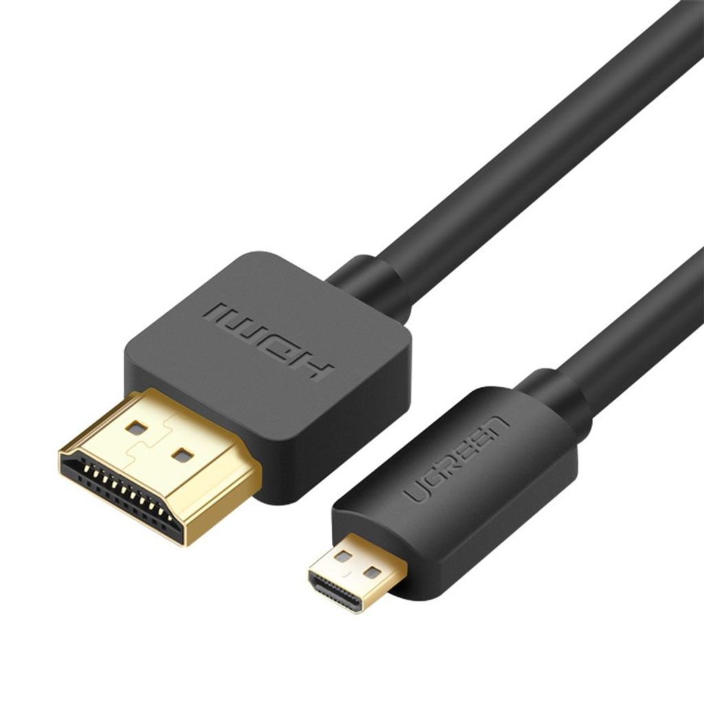 Ugreen Micro HDMI - HDMI Cable UGREEN HD127 4K 3D 1.5m (black)