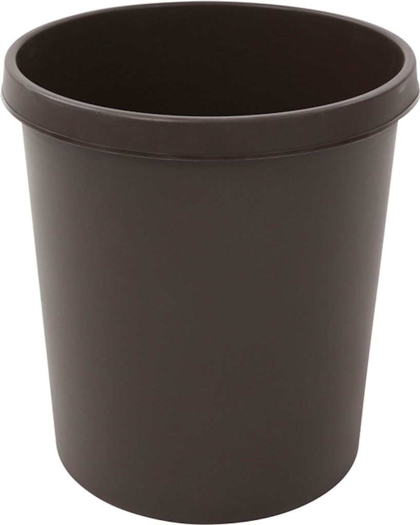 Klassischer runder Kunststoff Papierkorb | 18 Liter, HxBxT Produktbild 