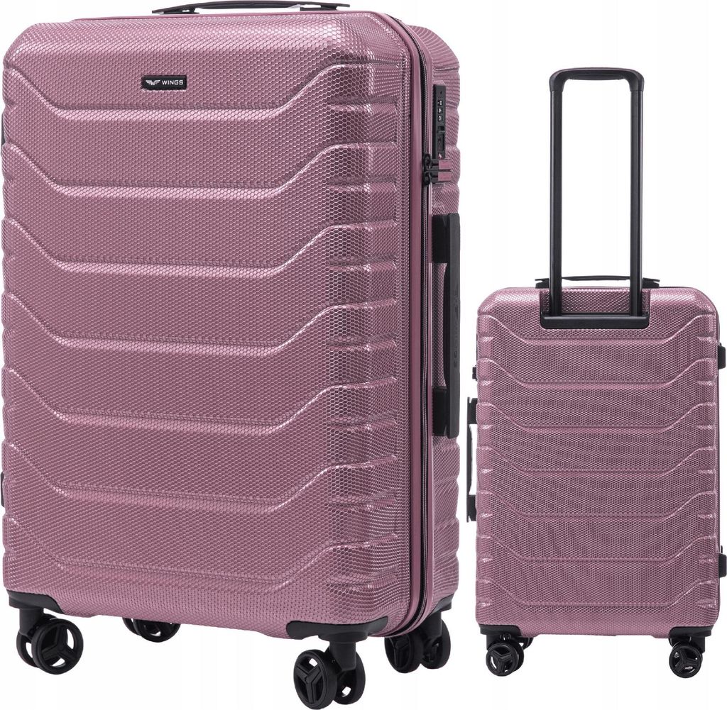 WINGS Polycarbonat Hartschalenkoffer 63L mittel TSA-Schloss Produktbild 